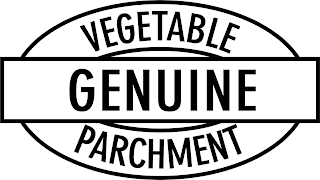GENUINE VEGETABLE PARCHMENT logo