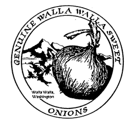 GENUINE WALLA WALLA SWEET ONIONS WALLA WALLA, WASHINGTON logo
