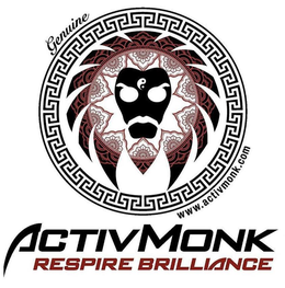 GENUINE WWW.ACTIVMONK.COM ACTIVMONK RESPIRE BRILLIANCE logo