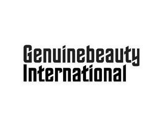 GENUINEBEAUTY INTERNATIONAL logo