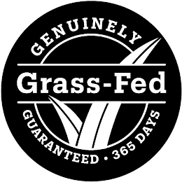 GENUINELY GRASS-FED GUARANTEED 365 DAYS logo