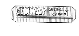 GENWAY RENTAL & LEASING logo