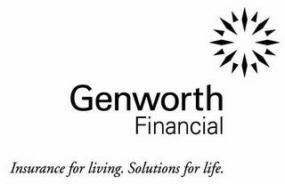 GENWORTH FINANCIAL INSURANCE FOR LIVING. SOLUTIONS FOR LIFE. logo