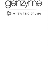GENZYME A RARE KIND OF CARE logo
