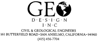 GEO D-E-S-I-G-N I-N-C logo