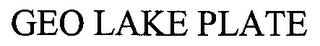 GEO LAKE PLATE logo