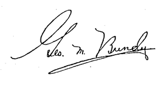 GEO. M. BUNDY