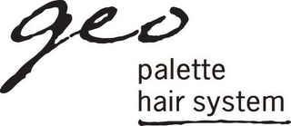 GEO PALETTE HAIR SYSTEM logo