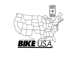 GEO TEES BIKE U.S.A. logo