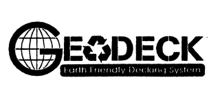 GEODECK; EARTH FRIENDLY DECKING SYSTEM logo