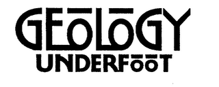 GEOLOGY UNDERFOOT logo