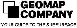 GEOMAP COMPANY YOUR GUIDE TO THE SUBSURFACE logo