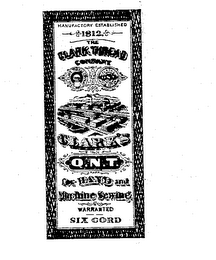 GEORGE A. CLARK SOLE AGENT CLARK'S O.N.T.