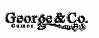 GEORGE & CO. GAMES SINCE 1919 logo