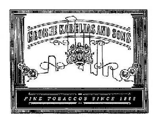 GEORGE KARELIAS AND SONS FINE TOBACCOS SINCE 1888 logo