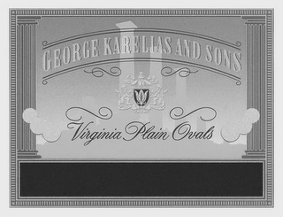 GEORGE KARELIAS AND SONS VIRGINIA PLAINOVALS logo