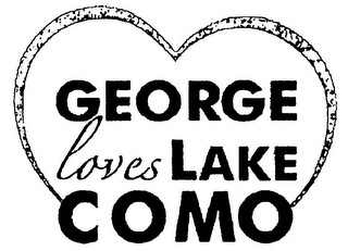 GEORGE LOVES LAKE COMO logo