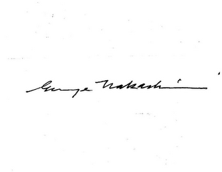 GEORGE NAKASHIMA logo