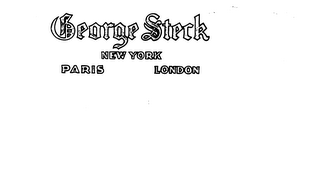 GEORGE STECK NEW YORK PARIS LONDON logo
