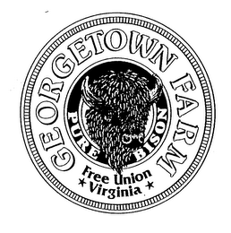 GEORGETOWN FARM PURE BISON FREE UNION VIRGINIA logo