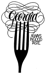 GEORGIA ALWAYS IN GOOD TASTE logo