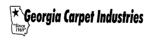 GEORGIA CARPET INDUSTRIES "SINCE 1969" logo