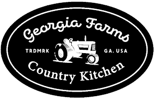 GEORGIA FARMS TRDMRK GA. USA COUNTRY KITCHEN logo