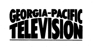 GEORGIA-PACIFIC TELEVISION logo