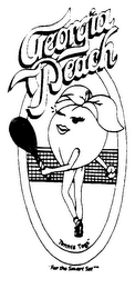 GEORGIA PEACH TENNIS TOGS "FOR THE SMART SET" logo