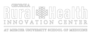 GEORGIA RURAL HEALTH INNOVATION CENTER AT MERCER UNIVERSITY SCHOOL OF MEDICINE logo