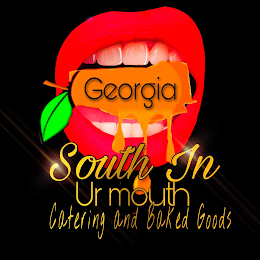 GEORGIA SOUTH IN UR MOUTH CATERING AND BAKED GOODS logo