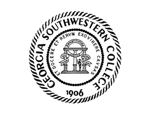 GEORGIA SOUTHWESTERN COLLEGE 1906 ET DOCERE ET RERVM EXOVIRERE CAVSAS logo