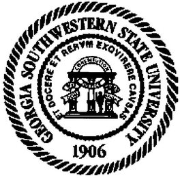 GEORGIA SOUTHWESTERN STATE UNIVERSITY 1906 ET DOCERE ET RERVM EXOVIRERE CAVSAS logo