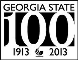 GEORGIA STATE 100 1913 2013 logo