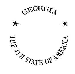 GEORGIA THE 4TH STATE OF AMERICA logo