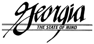 GEORGIA THE STATE OF MIND logo