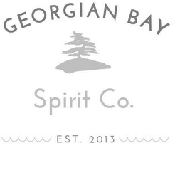 GEORGIAN BAY SPIRIT CO. EST. 2013 logo