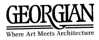 GEORGIAN WHERE ART MEETS ARCHITECTURE logo