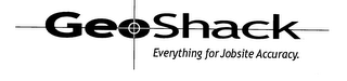 GEOSHACK EVERYTHING FOR JOBSITE ACCURACY. logo