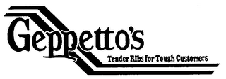 GEPPETTO'S TENDER RIBS FOR TOUGH CUSTOMERS logo