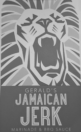 GERALD'S JAMAICAN JERK MARINADE & BBQ SAUCE logo