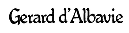 GERARD D'ALBAVIE logo