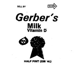 GERBER'S MILK VITAMIN D REAL logo