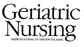 GERIATRIC NURSING AMERICAN JOURNAL OF CARE FOR THE AGING logo