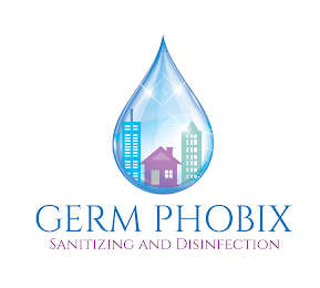 GERM PHOBIX SANITIZING AND DISINFECTION logo