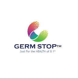 GERM STOP JUST FOR THE HEALTH OF IT! logo