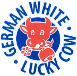 GERMAN WHITE · LUCKY COW · logo