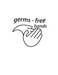 GERMS-FREE HANDS logo