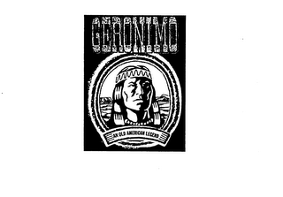 GERONIMO AND OLD AMERICAN LEGEND logo