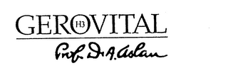 GEROVITAL H3 PROF.DR.A. ASLAN logo